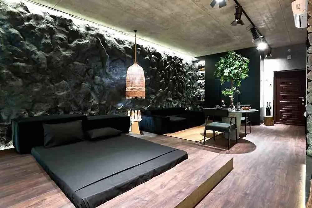 Black Rock Apart Downtown 50 М2 Улица Жилянская 68 Метро Олимпийская - Новый Дом 基輔