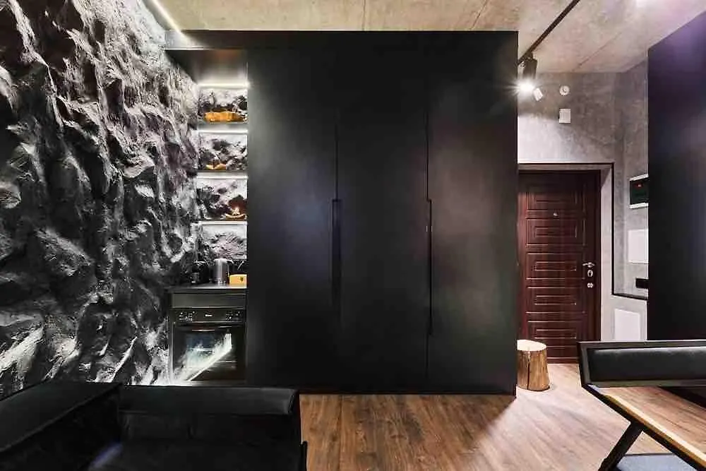公寓 Black Rock Apart Downtown 50 М2 Улица Жилянская 68 Метро Олимпийская - Новый Дом 基輔