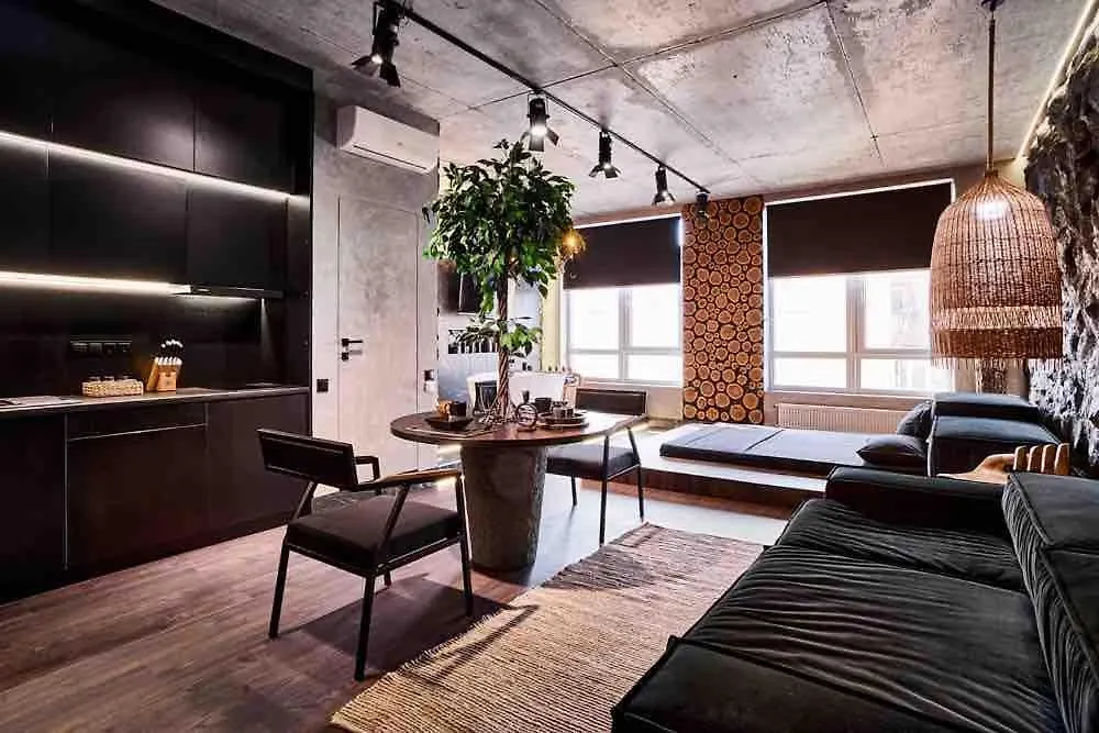 Black Rock Apart Downtown 50 М2 Улица Жилянская 68 Метро Олимпийская - Новый Дом 基輔 公寓