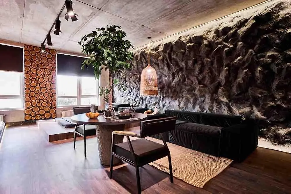 公寓 Black Rock Apart Downtown 50 М2 Улица Жилянская 68 Метро Олимпийская - Новый Дом 基輔