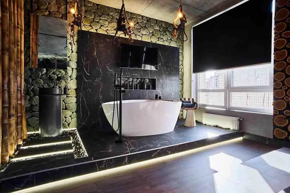 Black Rock Apart Downtown 50 М2 Улица Жилянская 68 Метро Олимпийская - Новый Дом Kiev 0*,