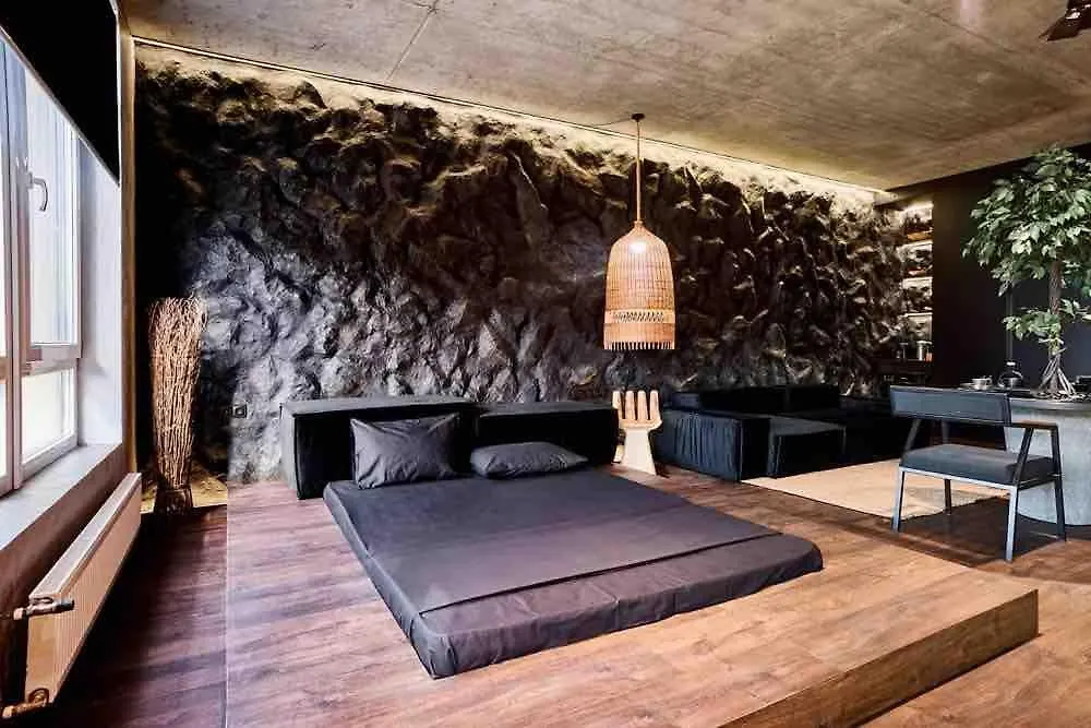 Daire Black Rock Apart Downtown 50 М2 Улица Жилянская 68 Метро Олимпийская - Новый Дом Kiev Ukrayna