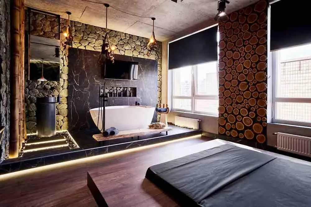Black Rock Apart Downtown 50 М2 Улица Жилянская 68 Метро Олимпийская - Новый Дом Kiev 0*,  Ucrânia