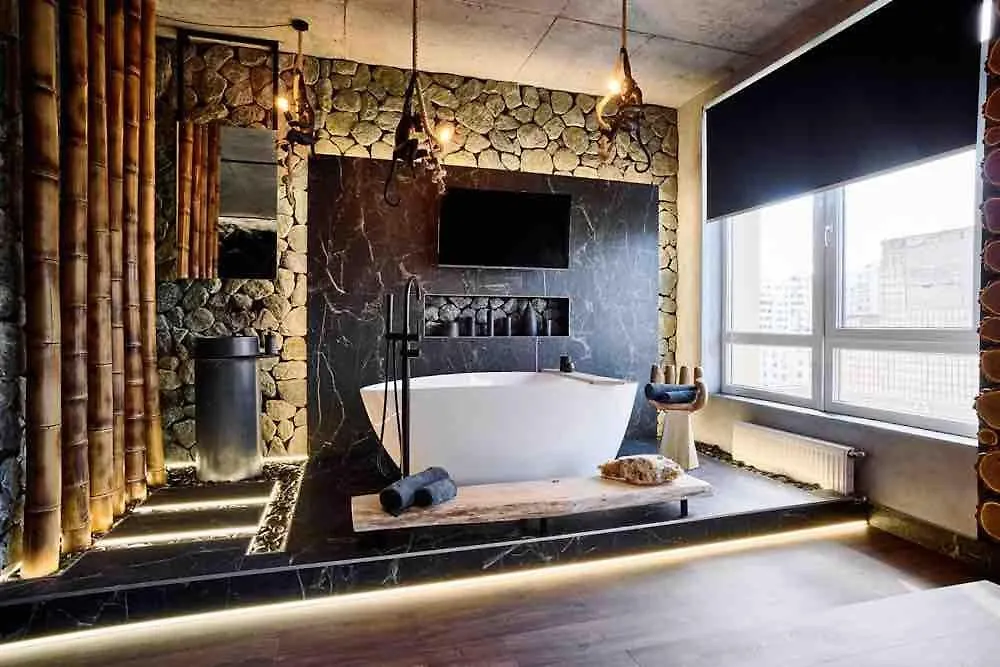 Black Rock Apart Downtown 50 М2 Улица Жилянская 68 Метро Олимпийская - Новый Дом location